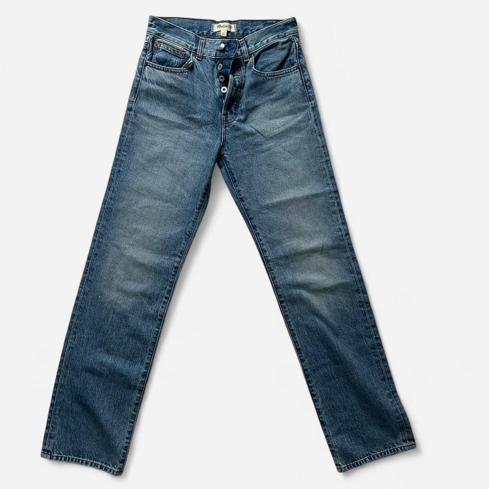 Madewell The Longline Straight Leg Jean Atlin Wash